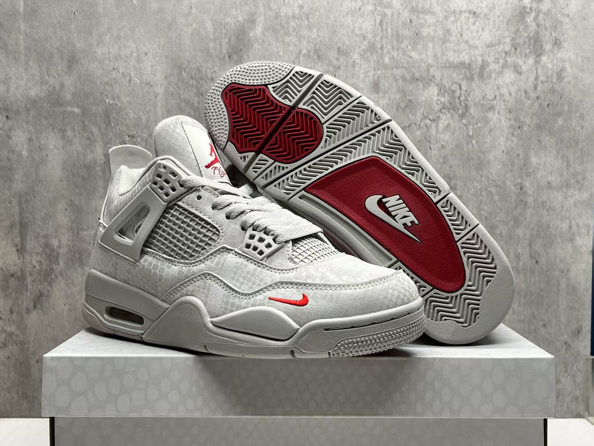 Nigel Sylvester x Air Jordan 4 Grey Mamba Grey/Black Sneakers