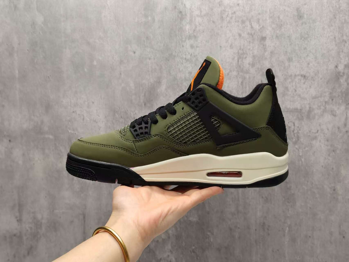 Air Jordan 4 Olive Green Sneakers