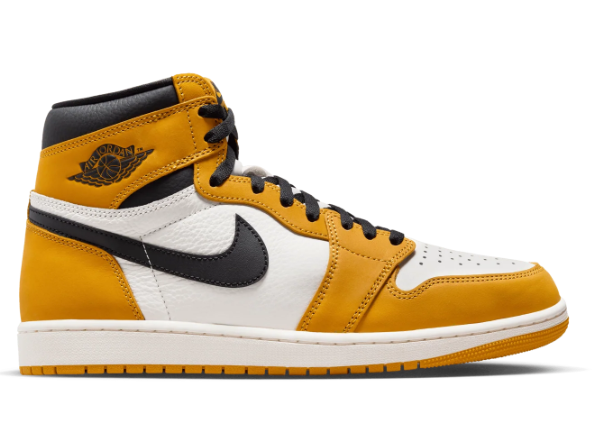 Air Jordan 1 Retro High OG Yellow Ochre Men's Sneakers