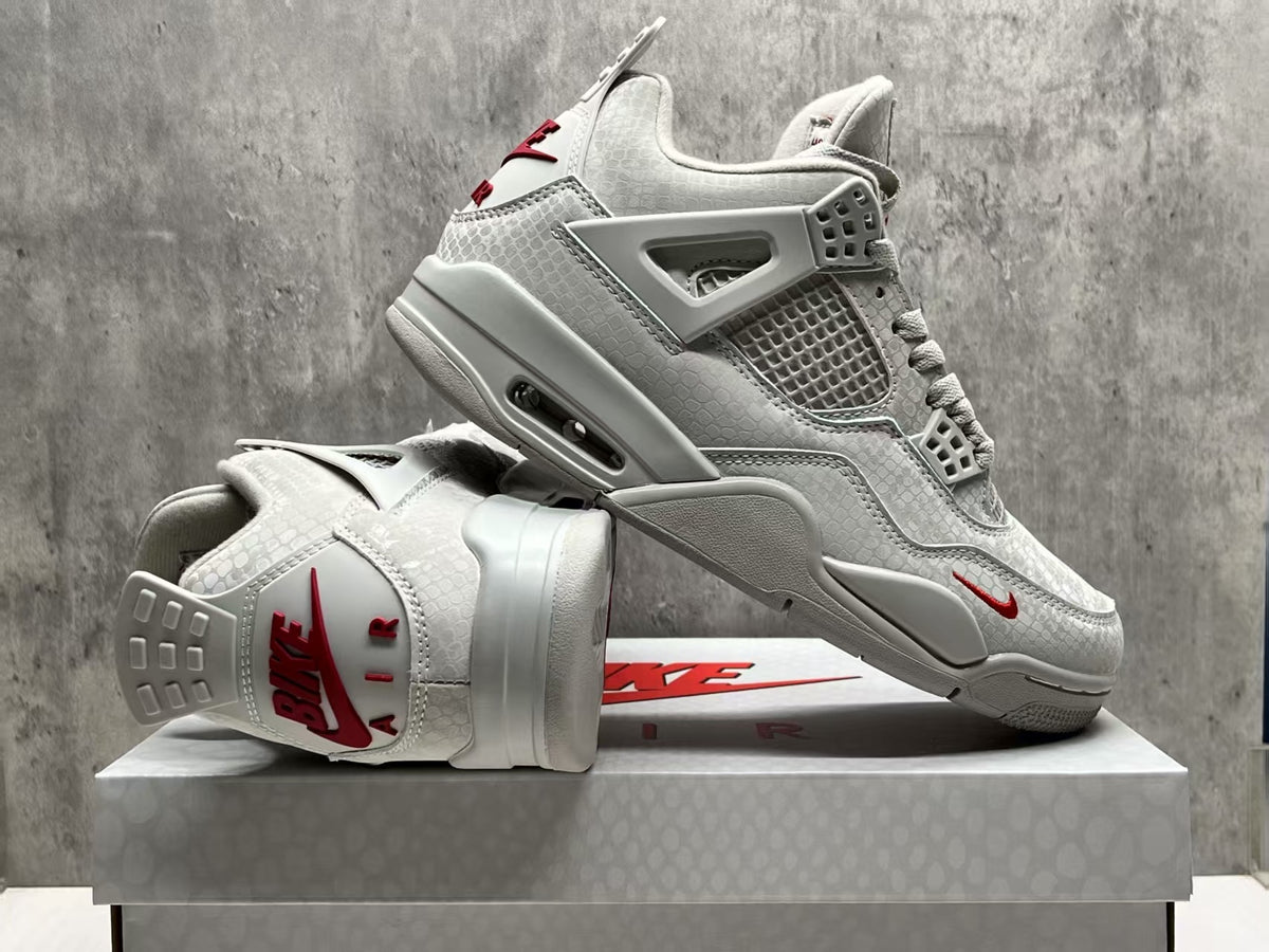 Nigel Sylvester x Air Jordan 4 Grey Mamba Grey/Black Sneakers