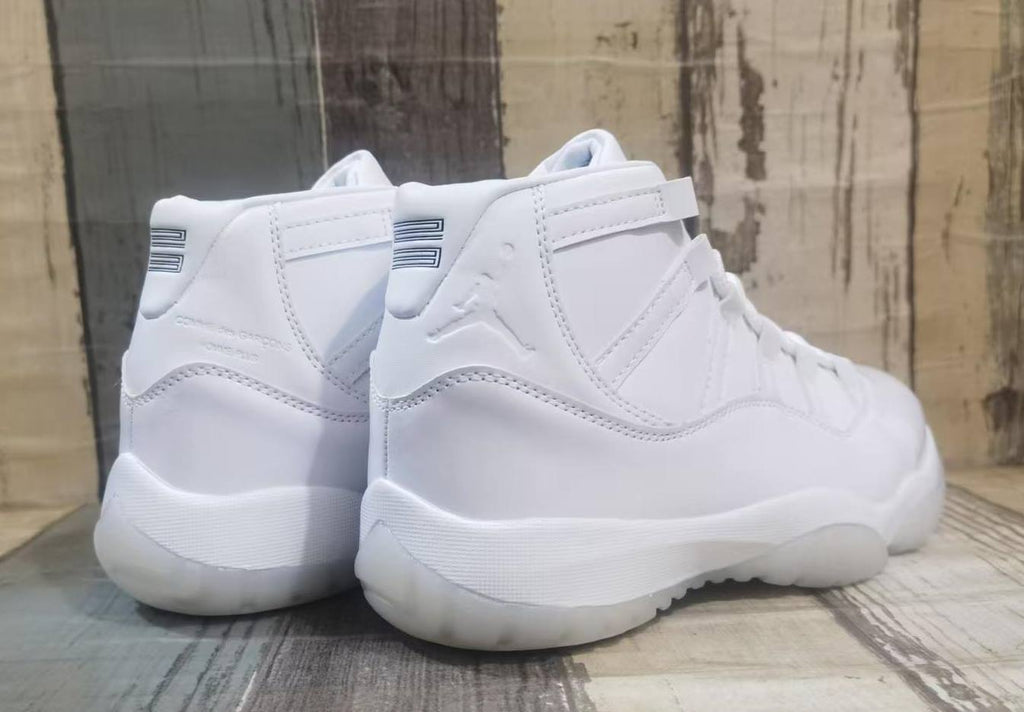 Air Jordan 11 Off-White and Black Unisex Sneakers