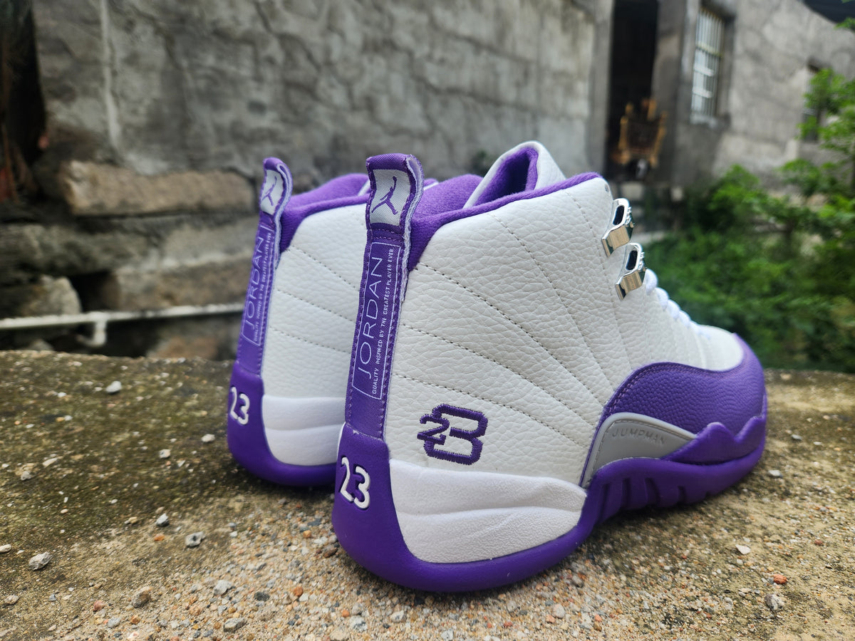 Air Jordan 12 White/Purple