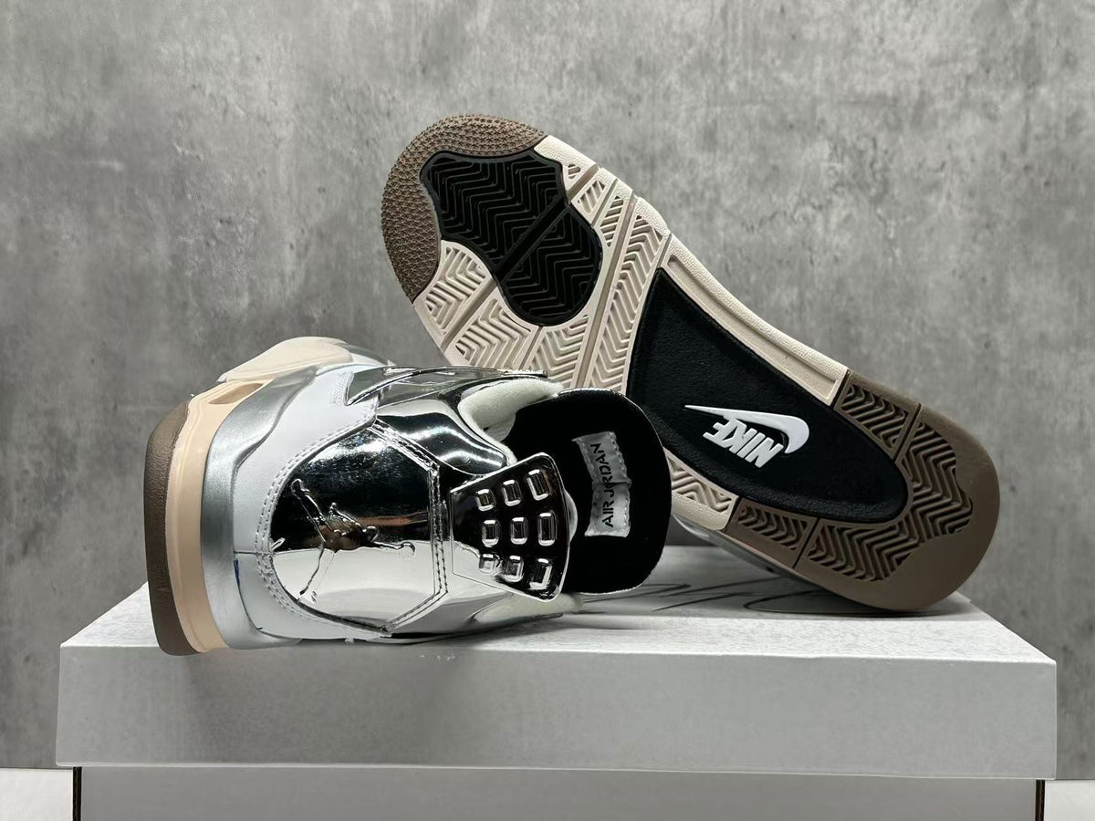 Air Jordan 4 Iron Man Inspired Sneakers