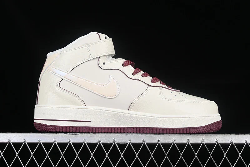 Nike Air Force 1 Mid "Sail/Crimson"