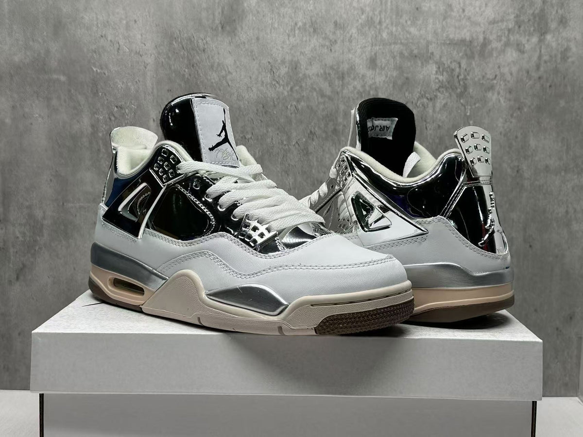 Air Jordan 4 Iron Man Inspired Sneakers