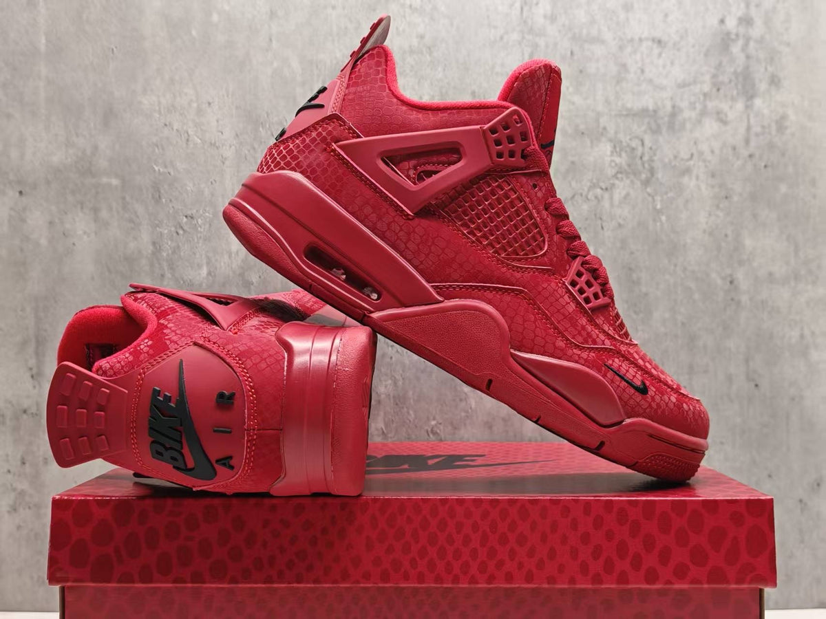 Nigel Sylvester x Air Jordan 4 Red Mamba Red/Black Sneakers
