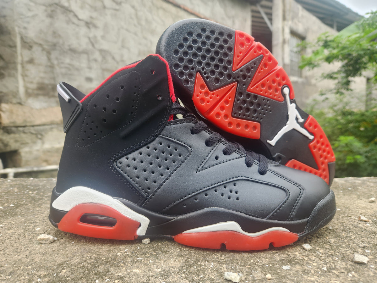 Air Jordan 6 Black/Red/Rainbow