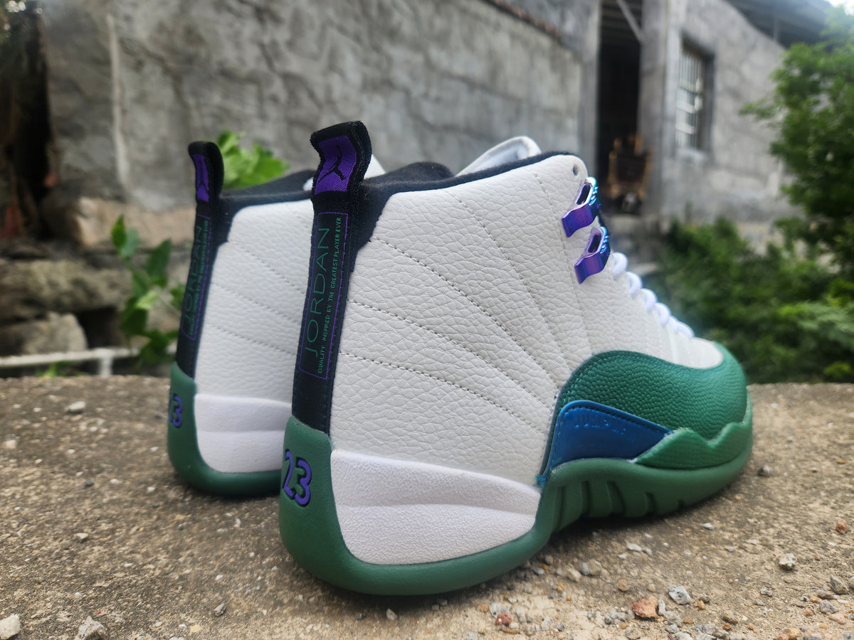 Air Jordan 12 White/Green Men's